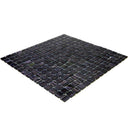 Oil Black 12x12 Glossy Uniform Square Glass Mosaic Tile (20 pack, 20 sq ft/case)