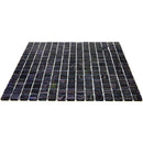Oil Black 12x12 Glossy Uniform Square Glass Mosaic Tile (20 pack, 20 sq ft/case)