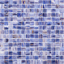 Blue White 12x12 Glossy Uniform Square Glass Mosaic Tile (20 pack, 20 sq ft/case)