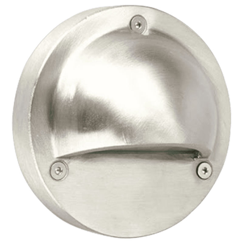STS09 LED Round Stainless Steel Deck Light Surface Mount Low Voltage Landscape Lighting