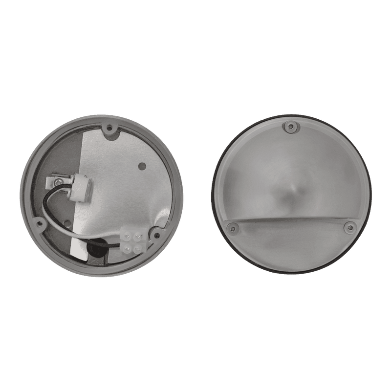 STS09 LED Round Stainless Steel Deck Light Surface Mount Low Voltage Landscape Lighting