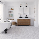 Wooden Grey 12x12 Matte Square Marble Mosaic Tile (5 pack, 5 sq ft/case)