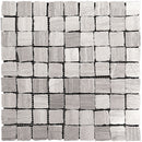 Wooden Grey 12x12 Matte Square Marble Mosaic Tile (5 pack, 5 sq ft/case)