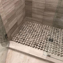 Eastern White, Wooden & Athens Grey 11x11 Polished Basketweave Marble Mosaic Tile (5 pack, 4.2 sq ft/case)