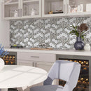 Eastern Brown White 11x12 Polished Multi-shaped Marble Mosaic Tile (5 pack, 4.46 sq ft/case)