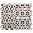 Beige 11x13 Polished Multi-shaped Marble Mosaic Tile (5 pack, 4.85 sq ft/case) - Sample