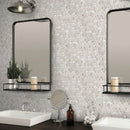 Beige 11x13 Polished Multi-shaped Marble Mosaic Tile (5 pack, 4.85 sq ft/case) - Sample