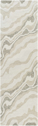Siani Beige Wool Area Rug