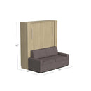 Wall Bed with Sofa by Inovabed