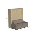 Wall Bed with Sofa by Inovabed