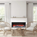 Amantii Symmetry Bespoke 50 Inch Extra Tall Indoor/Outdoor Electric Fireplace