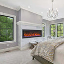 Amantii Symmetry Bespoke 50 Inch Extra Tall Indoor/Outdoor Electric Fireplace