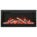 Amantii Symmetry Bespoke 50 Inch Indoor or Outdoor Built-In Electric Fireplace