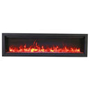 Amantii Symmetry Bespoke 50 Inch Indoor or Outdoor Built-In Electric Fireplace