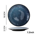 GobekUsa Ceramic Dinnerware Set - Japanese-Inspired Kiln Change Plates and Bowl