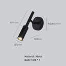 GobekUsa LED Rotatable Wall Lamp Gold Black White Metal Sconce E27 Bulb