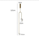 GobekUsa Double Head Glass Ball Pendant Lights for Hotel Bedroom and Bathroom