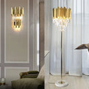 GobekUsa Gold Crystal LED Wall Lamp for Elegant Home Lighting