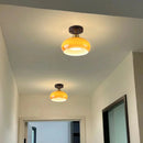 GobekUsa LED Ceiling Lamp Japanese Style Glass Modern Living Room Lighting