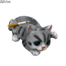 GobekUsa Kittens & Puppies Resin Ash Tray - Smoking Accessories for Office Table