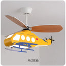 GobekUsa Helicopter Light Ceiling Lamp for Boy's Room