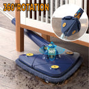 GobekUsa 360 Rotating Telescopic Triangle Floor Mop & Window Squeegee