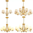 GobekUsa Crystal Chandelier Ceiling Lights for Modern Living Spaces