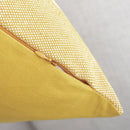 GobekUsa Geometric Tassels Cushion Cover - Yellow & Black Woven Home Decor Pillow