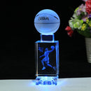 GobekUsa Crystal Lights Basketball Table Lamp for Bed Room Decor