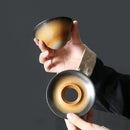 GobekUsa Ceramic Latte Coffee Cup and Saucer Set for Afternoon Tea and Breakfast