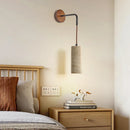 GobekUsa Adjustable LED Wall Sconce Yellow Travertine Stair Light Fixture for Home Decor