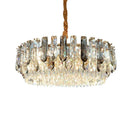 GobekUsa Crystal Modern Pendant Light: Luxury Indoor Fixture for Home Decor