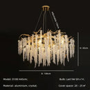 GobekUsa Gold Aluminium Branch Pendant Light Chandelier for Modern Dining Room Decor