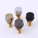 GobekUsa Brushed Gold Widespread Basin Faucet - Two Hole Bathroom Sink Tap