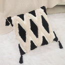 GobekUsa Geometric Chenille Embroidered Pillow Covers Boho Moroccan Style Decor