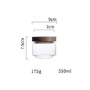 GobekUsa Glass Hermetic Storage Jars with Airtight Lids