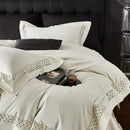 GobekUsa Egyptian Cotton Luxury Hotel Bedding Set: Duvet, Sheet, Pillowcases
