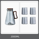 GobekUsa Glass Cold Water Jug | Large Capacity & Heat Resistant Water Pot