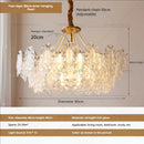 GobekUsa Cream Wind Crystal Chandelier - Elegant French Design for Luxury Living Spaces