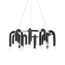 GobekUsa LED Tube Chandelier Lighting High Ceiling Lustre Hanging Lamps for Home Deco