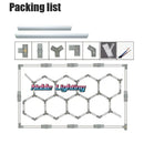 GobekUsa Hexagon LED Ceiling Light for Home Garage and Commercial Systems