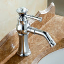 GobekUsa Gold Brass Single Handle Bathroom Mixer Taps for Counter top Basin