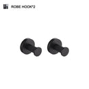 GobekUsa Bathroom Hardware Set: Towel Rack, Toilet Brush, Paper Holder, Soap Dispenser, Towel Bar, Hook