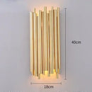 GobekUsa Gold Crystal Glass Wall Sconce Light Fixture for Luxury Bedroom Decor