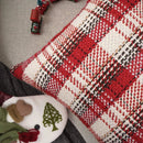 GobekUsa Buffalo Plaid Cotton Linen Sofa Cushion Cover Pillowcase