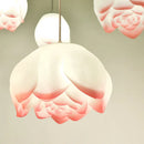 GobekUsa Lotus Glass Pendant Lamp: Elegant Pink Lotus Lighting for Home Decor