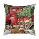 GobekUsa Christmas Cushion Cover Set - Festive Xmas Decor for Living Room Sofa