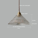 GobekUsa Clear Glass LED Pendant Light | Nordic Hanging Chandelier for Kitchen, Living Room