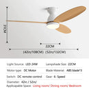 GobekUsa LED Ceiling Fan with Remote Control - American Modern Design - Ceiling Light Fan