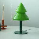 GobekUsa Christmas Tree Glass Table Lamp for Living Room & Bedroom Decor